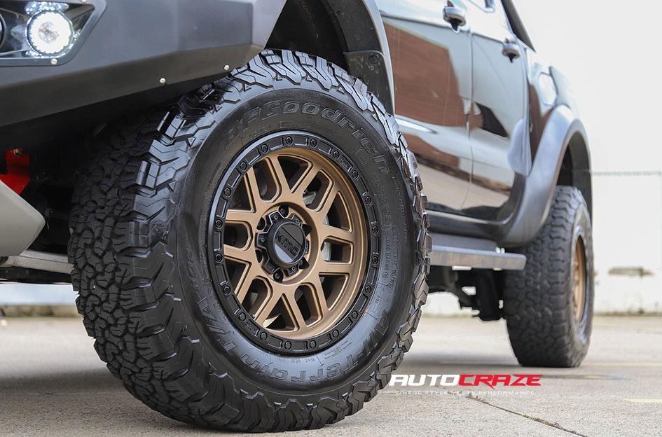 FORD RANGER RAPTOR MESA MATTE BRONZE BLACK LIP